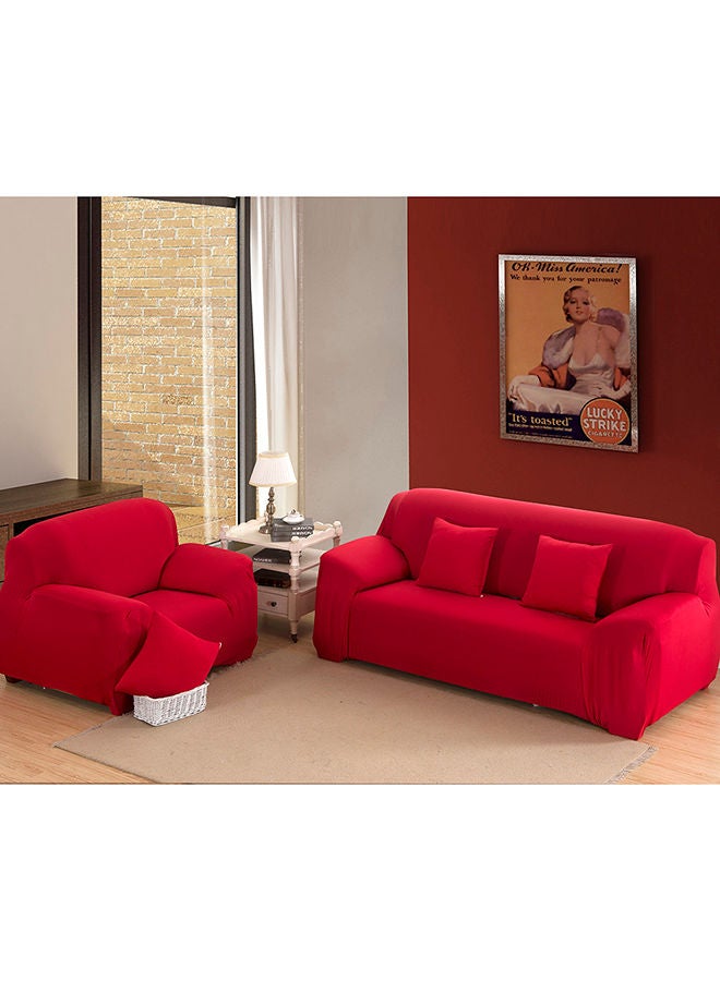 NIBEMINENT Polyester Throw Pillow Case Red 450x450millimeter - Image 3