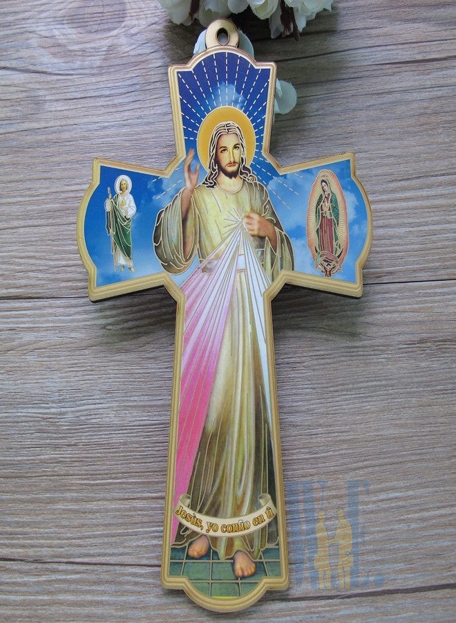 WE 12 Pcs Divine Mercy Wall Cross (12) - Image 4