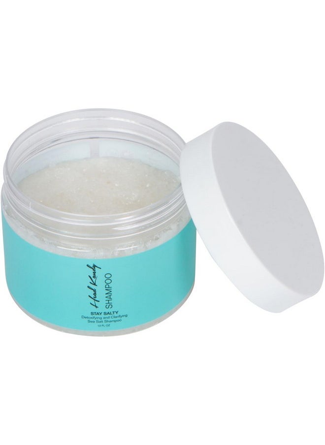 Head Kandy Stay Salty Sea Salt Purifying & Detoxifying Shampoo ; Safe For Colored Treated Hair ; Seaweed For Hydration Volume & Shine ; 12 Oz  - Image 5
