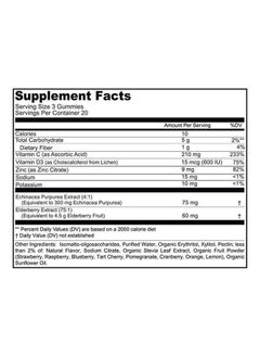 SUNSHINE NUTRITION مكمل غذائي Good Gummies Immunity Supports بنكهة التوت والليمون 60 قطعة حلوى  - Image 2