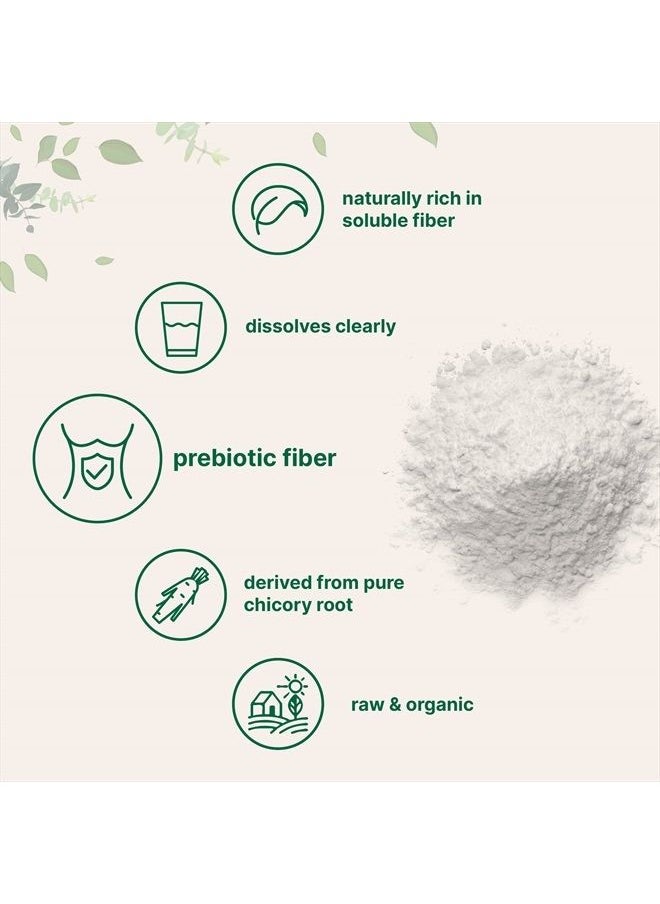 Micro Ingredients - Organic Daily Prebiotic Dietary Fiber Supplement Powder, (Inulin Fiber from Chicory Root), 10 Ounce, Highly Promote Intestinal Colon, Gut Health and Digestive Function, Vegan Friendly - Image 1