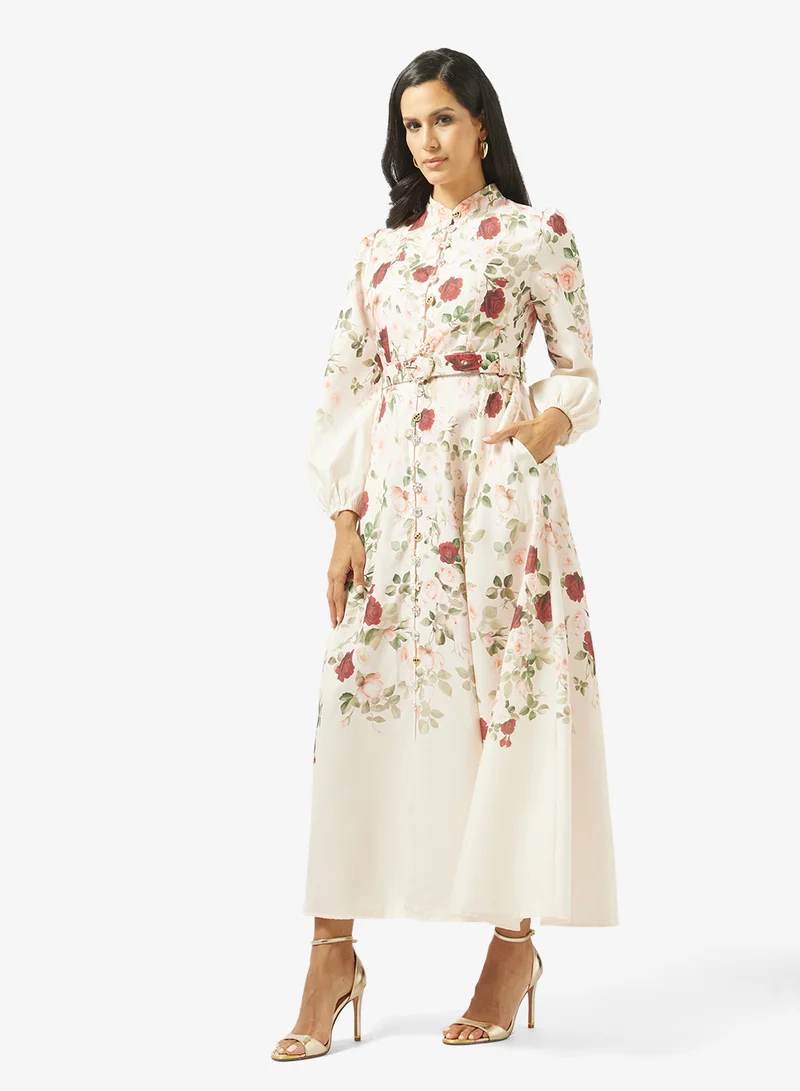 Khizana Floral Print Dress