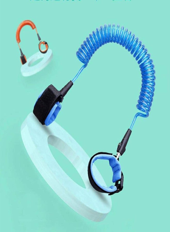 HANZE 2 Pack Anti Lost Wrist Link Child Outdoor Safety Leash with Blue and Orange for Toddlers Babies & Kids, [4.92ft & 8.2ft] - Image 2