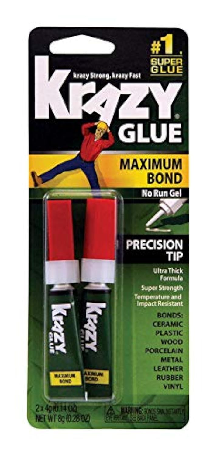 Krazy Glue غراء كرازي ماكس بي دي جل 2 حبة - Image 1