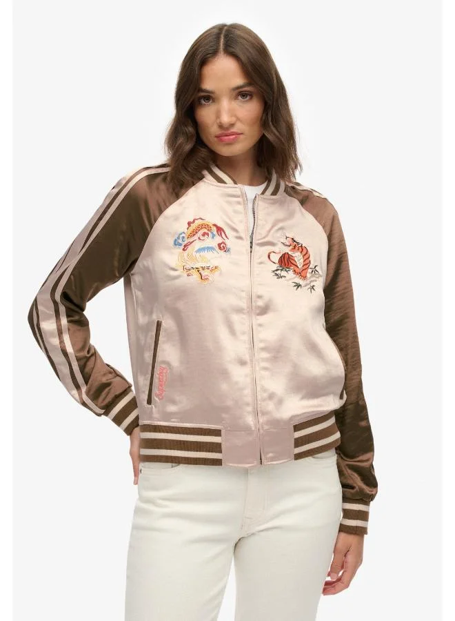 Suikajan Embroidered Bomber