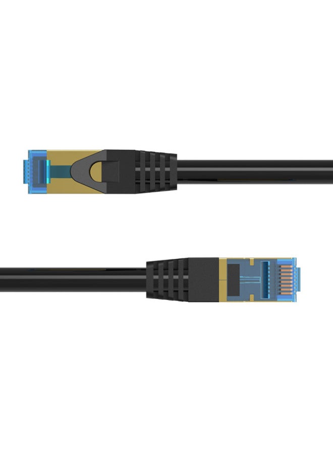 Weixun CAT7 Class 7 Network Cable Double Shielded Gigabit High-speed Network Cable 8 Core Pure Copper 10 M 20 M 30 M-Color:Black-Line Length:10 M  - Image 3