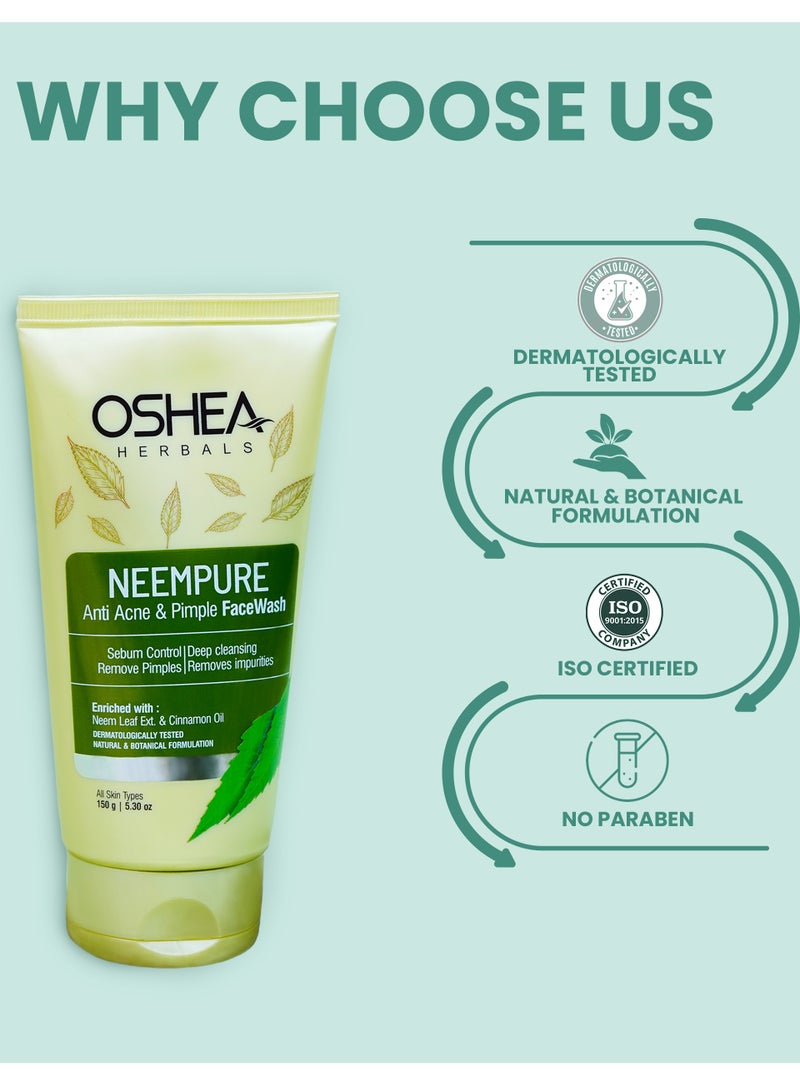 OSHEA Herbals Neempure Face Wash 150 g - Image 4