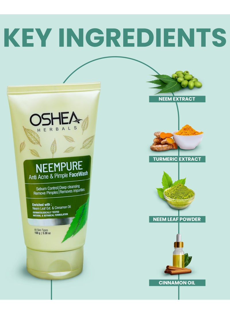 OSHEA Herbals Neempure Face Wash 150 g - Image 3