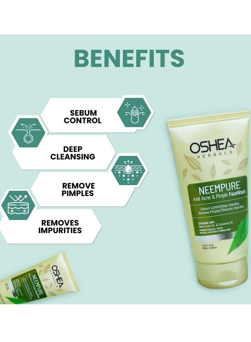 OSHEA Herbals Neempure Face Wash 150 g - Image 2
