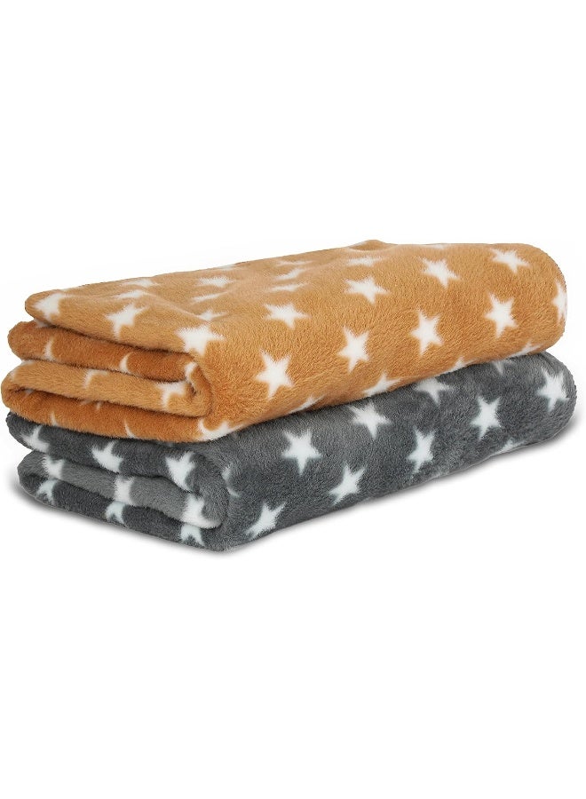 ماي نيو بون بطانية ماي نيوبورن بيبي - 2 قطعة (بني ورمادي) | كيس النوم | غلاف مولود جديد | 0-12 شهرًا | صديق للبشرة | قماط ناعم بغطاء للرأس | هدية عظيمة | منشفة حمام| روب حمام | لحاف متعدد الأغراض - Image 2