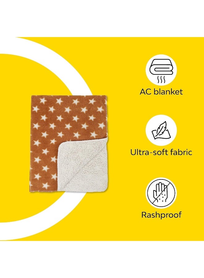 ماي نيو بون بطانية ماي نيوبورن بيبي - 2 قطعة (بني ورمادي) | كيس النوم | غلاف مولود جديد | 0-12 شهرًا | صديق للبشرة | قماط ناعم بغطاء للرأس | هدية عظيمة | منشفة حمام| روب حمام | لحاف متعدد الأغراض - Image 4