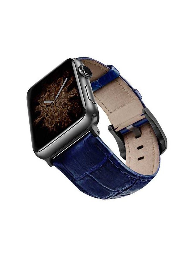 Viva Madrid Montre Replacement Band for Apple Watch 42/44MM - Blue/Black