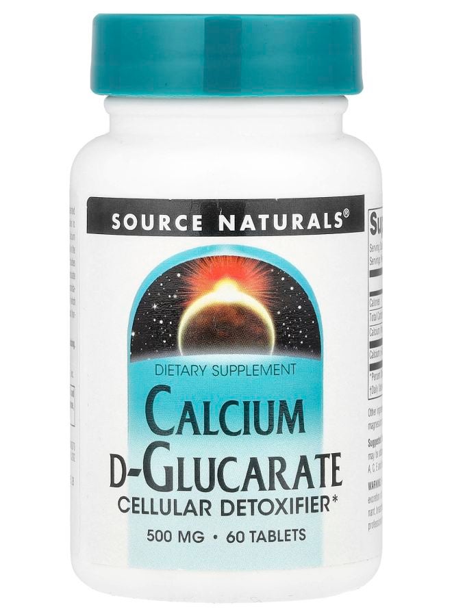 Calcium DGlucarate 1000 mg 60 Tablets (500 mg per Tablet)