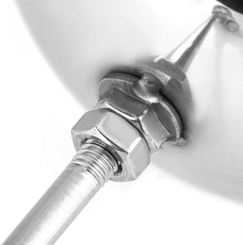 klarako Float Ball Value, Stable Durable DN15 G1/2 Brass External Stainless Steel Thread Water Sensor for Magnetic Level Switch Measurements - Image 4