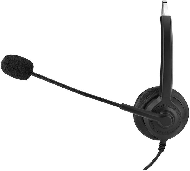 Cordless Phone Headset Comfortable Wearing Lossless Sound Telephone Headset Call Center Headset Headphones Ear Phone for Business,Teams(3.5mm Head) - Image 4