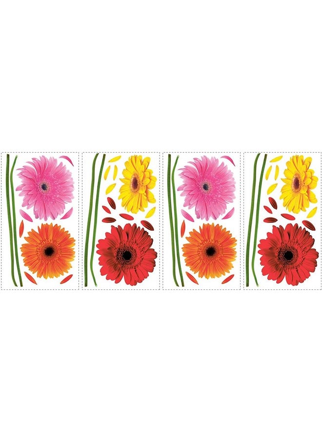 RoomMates RoomMates RMK1553SCS Small Gerber Daisies Peel and Stick Wall Decals  - Image 4