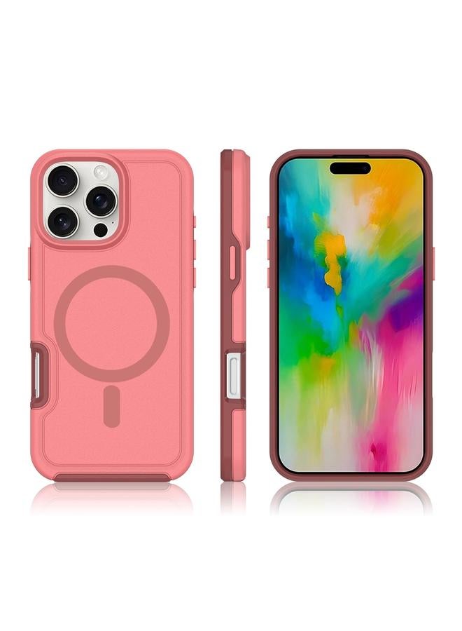 S-TOP Case For iPhone 16 Plus Shockproof MagSafe Armor PC Hybrid TPU Phone Case - Image 3