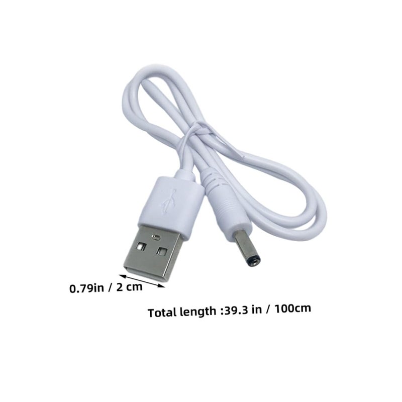 قطعتان من كابل الشحن من USB إلى DC، سريع الشحن، للأجهزة القابلة لإعادة الشحن مع حماية من الشحن الزائد. - Image 3