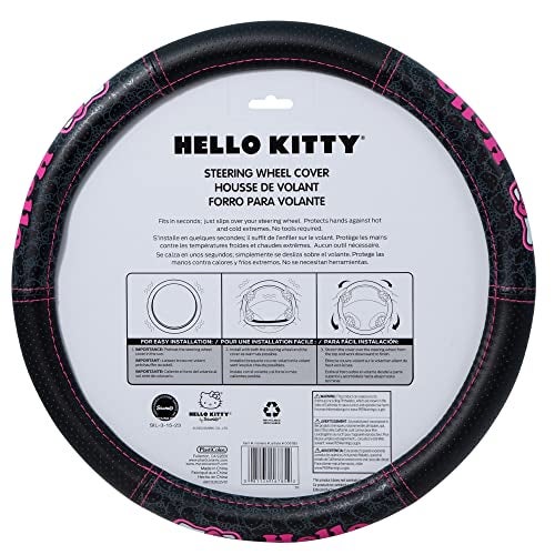 Plasticolor 006785R01 Hello Kitty Collage Speed Grip Steering Wheel Cover - Image 3