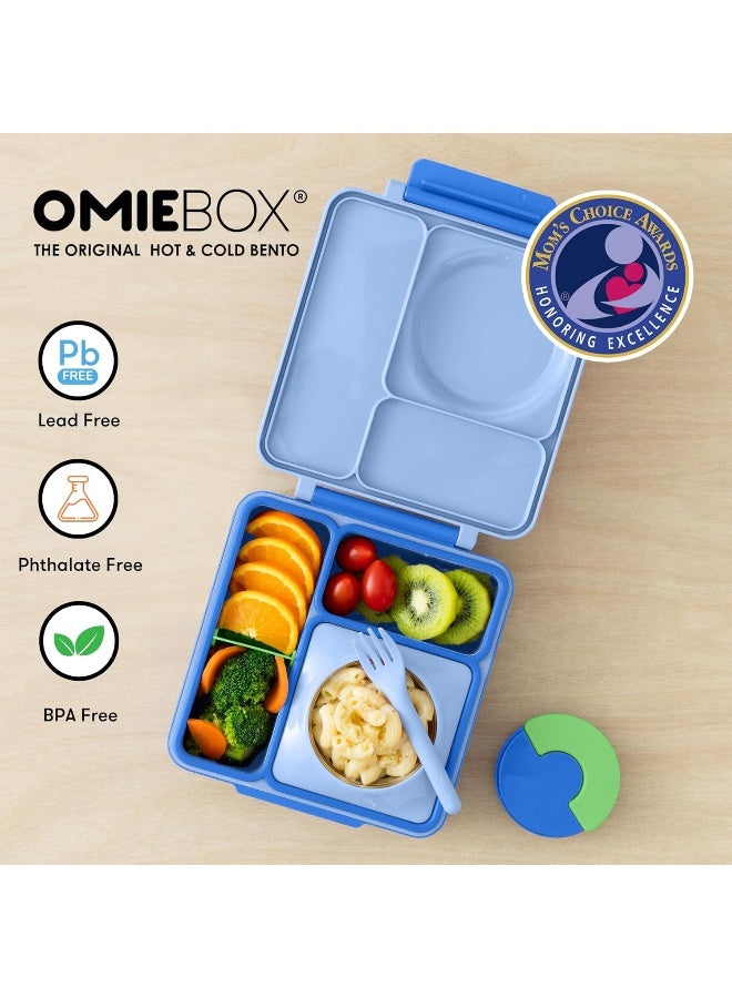 OMIE Box Kids Bento Lunch Box, Stainless Steel Bowl, 250ml, (Sea Blue) - Image 4