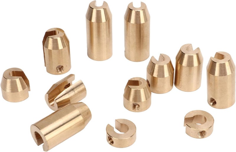 SUNGOOYUE Brass Spoke Balance Weights, Universal Fit Wheel Weights Kit for Spoke Balancing, 8 Sizes 1/4 Oz to 1-3/4 Oz, Super Moto Dual Sport Metric Cruisers GS Model Vintage (12 Piece Set) - Image 3