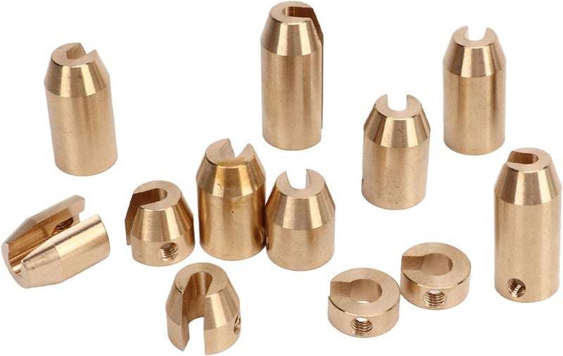 SUNGOOYUE Brass Spoke Balance Weights, Universal Fit Wheel Weights Kit for Spoke Balancing, 8 Sizes 1/4 Oz to 1-3/4 Oz, Super Moto Dual Sport Metric Cruisers GS Model Vintage (12 Piece Set) - Image 4