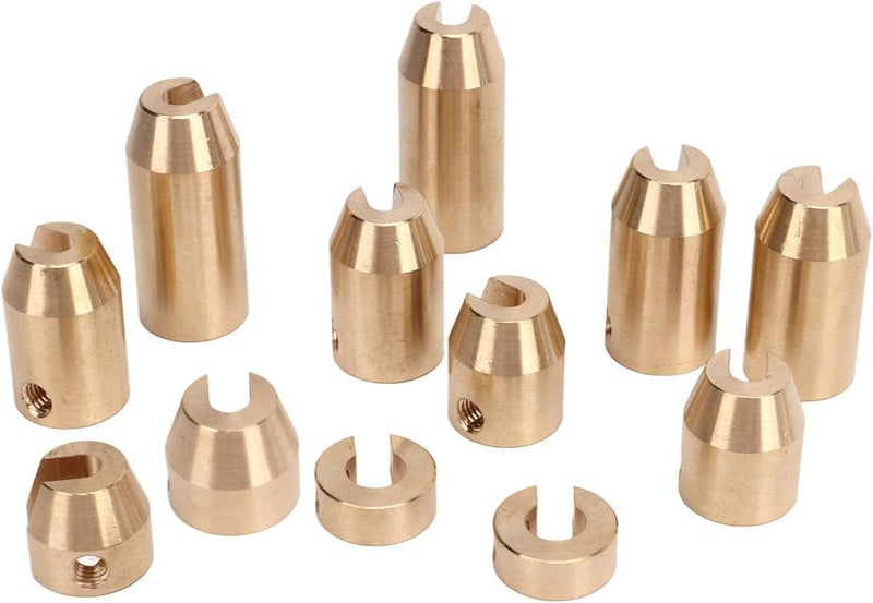 SUNGOOYUE Brass Spoke Balance Weights, Universal Fit Wheel Weights Kit for Spoke Balancing, 8 Sizes 1/4 Oz to 1-3/4 Oz, Super Moto Dual Sport Metric Cruisers GS Model Vintage (12 Piece Set) - Image 2
