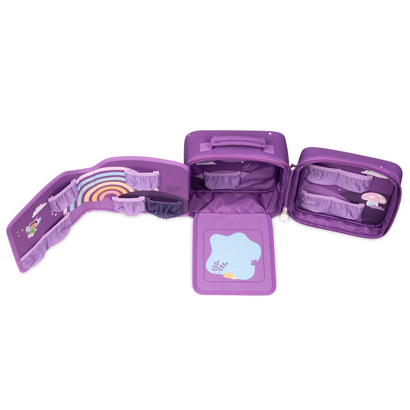Tonies Carrying Case Max [Does Not Fit Toniebox] - Fun Stage and Storage for up to 14 Characters - Over the Rainbow - Image 2