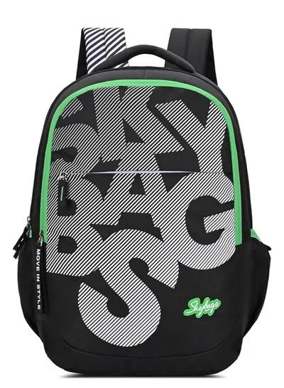 Skybags KLAN PLUS 01 SCHOOL BACKPACK BLACK