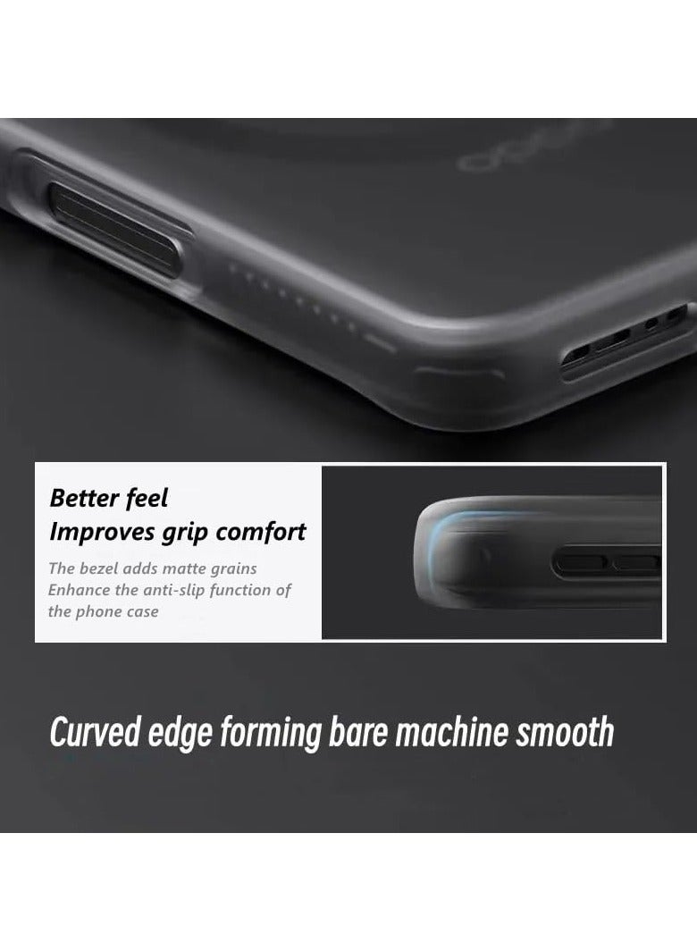 Shockproof Case Compatible Oppo Find X8 Pro, 【Mag-Safe Compatible】 Protective Translucent Matte Back Slim TPU Case Anti Fingerprints - Image 4