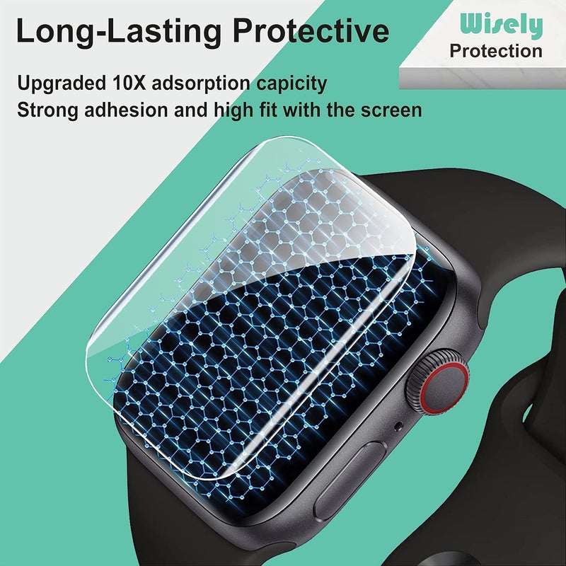 Wisely |Pack of 3pc| Screen Guard Protector For Fireboltt Talk 1.39" Anti Shock, Anti-Scratch, HD Clear, Full Cover - Image 5