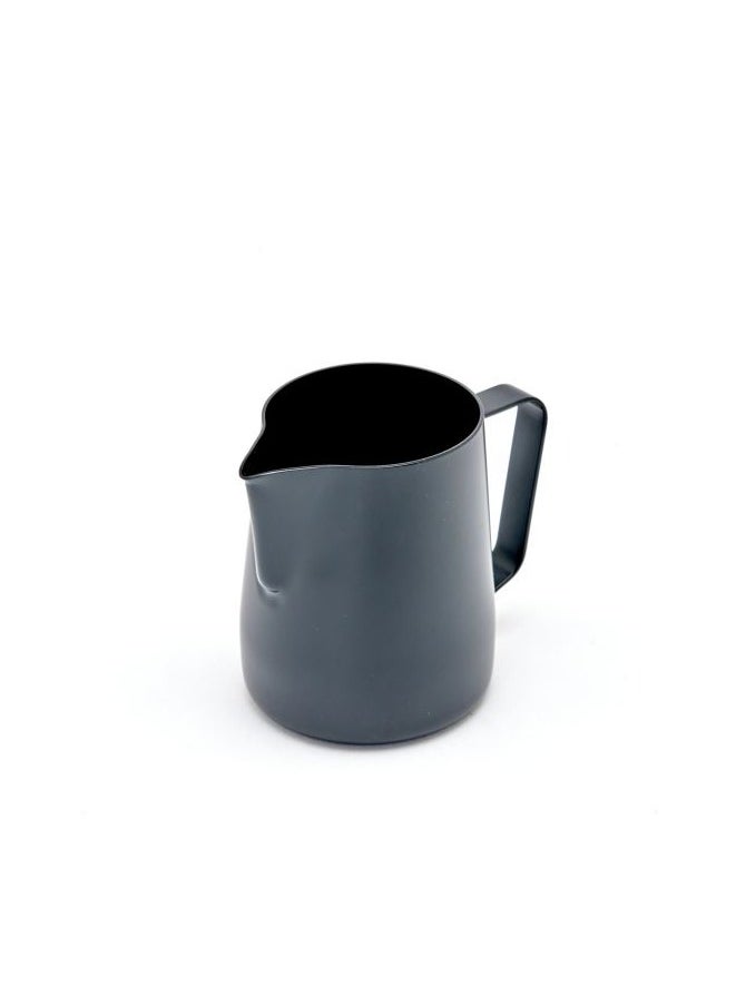 Rhino Coffee Gear - Stealth Milk Pitcher, Professional Pouring Spout, Polished Non-Stick Coating, Stainless Steel, 12oz (360ml) - Black - Image 1