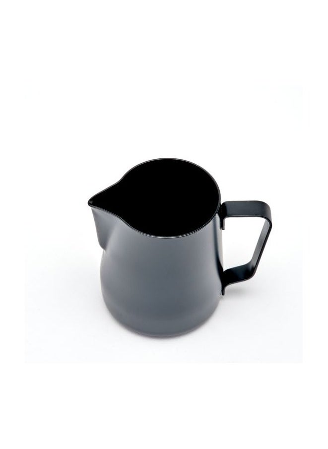 Rhino Coffee Gear - Stealth Milk Pitcher, Professional Pouring Spout, Polished Non-Stick Coating, Stainless Steel, 12oz (360ml) - Black - Image 1
