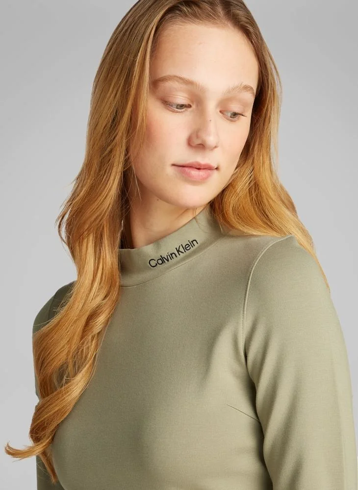 كالفن كلاين جينز Logo Detail Knitted Top