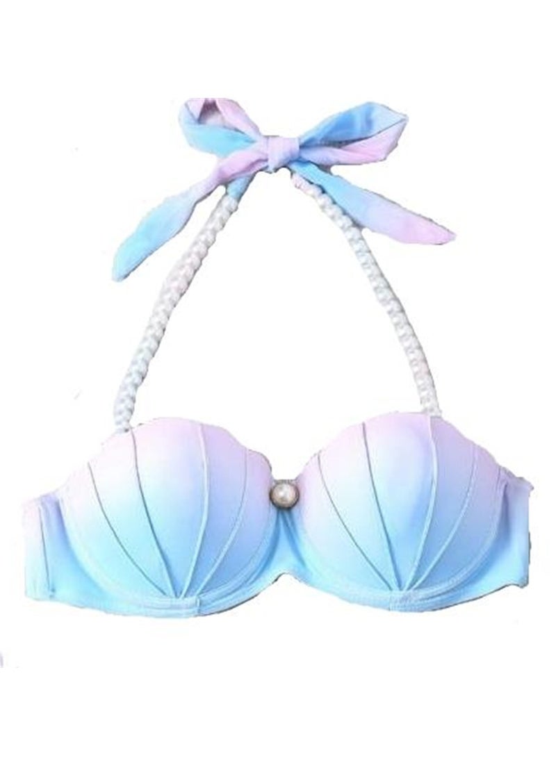 Mermaid bikini swimsuit gradient shell bikini beach swimsuit - Image 4