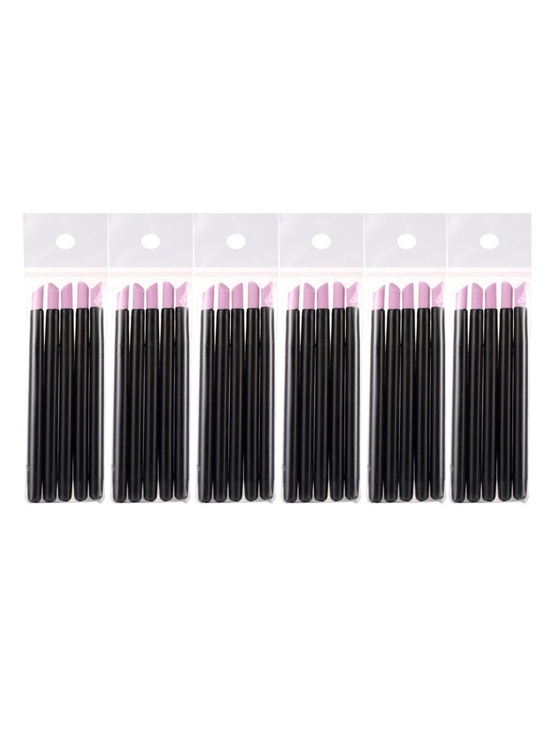 Y&D Pumice Stone Nail File Cuticle Pusher, 30 Pcs 3 Color Art Pen Remover Trimmer Buffer Manicure Tools Sanding Sticks for Household Beauty Salon Peeling Dead Skin Repairing  - Image 2