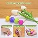 civan Magnetic Balls Fidget Toys Adults 4PCS Textures Silicone Stress Balls Quiet Stress Relief Sensory Toys for Autism ADHD Anxiety Office Home Toy Stocking Stuffers for Women Men Gifts - Image 4