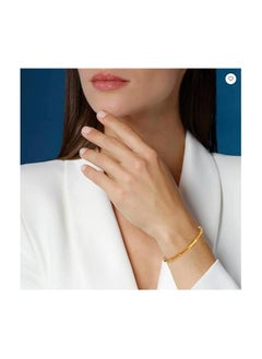 Fayrouz Jewellery Bamboo Inspired Hoop Bracelets Elegant, Simple, and Slim Classic Wide Adjustable Unisex Bamboo Bracelet. Bracelet by Fairuz Jewelry  - Image 3