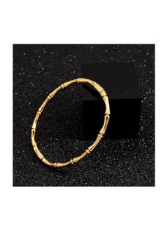 Fayrouz Jewellery Bamboo Inspired Hoop Bracelets Elegant, Simple, and Slim Classic Wide Adjustable Unisex Bamboo Bracelet. Bracelet by Fairuz Jewelry  - Image 5