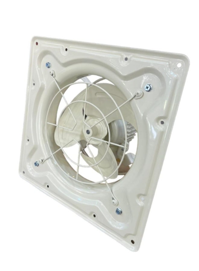 تات مروحة شفط جدارية TAT حديد كوري مقاس 25×25 سم – بإطار خارجي 35×35 سم – قوة تدفق 1500 - Image 4