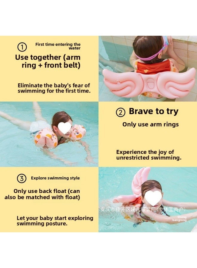Generic The Above Buoyancy Swimming Equipment Clothing Anti-baby Swimming Ring Children Swimming Ring Years Old Arm Ring Water Rollover Girls None-Inner Diameter After Inflating:Three Wearing Designs, Exper - Image 4