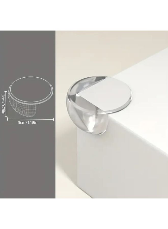 20pcs Transparent Anti Collision Corner Protectors Scratch Resistant Adhesive Furniture Covers - Image 4