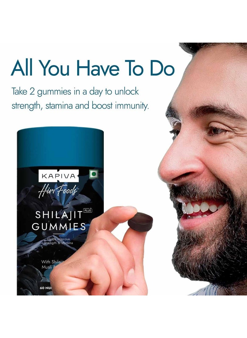 Shilajit Gummies, 60 gummies