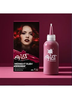 SPLAT Vegan and Cruelty-Free Semi-Permanent Hair Color Dye (6 Fl Oz, MIDNIGHT RUBY)  - Image 2