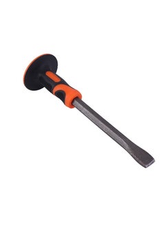 Stonecutter Chisel Flat -18x300mm, Black/Orange- Masonry Chisel with Hand Guard, Non-Slip Handle, Flat End Rock Concrete Mortar Stone Chisel for Demolishing, Carving, Scaling Breaking Hounding - pzsku/Z9376534CDA2E55C4FA7AZ/45/_/1734955526/d8deb348-6a19-48a9-a242-f89094076a6a