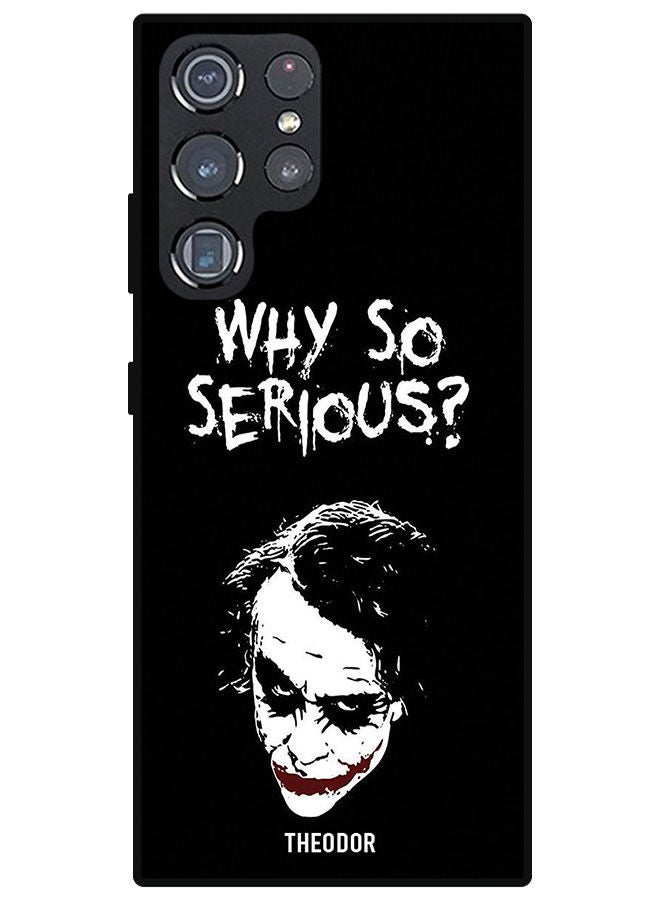 Theodor Protective Case Cover For Samsung Galaxy S22 Ultra Why So Serious  - Image 1