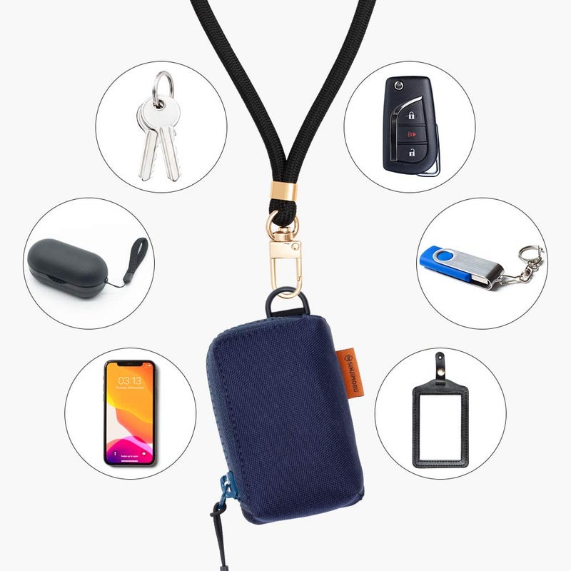 Sinjimoru Cell Phone Lanyard for Phone Case (2Packs), with Adjustable Phone Strap for Wrist Compatible with Key Holder & ID Card Holder. Sinji Strap Rainbow - Image 2