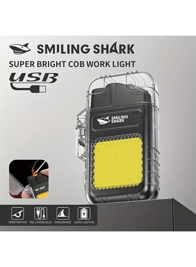 Model Tip 159a 2 In 1 Rechargeable LED Flashlight And Electric Lighter Windproof Plasma Ignition Keychain Torch For Camping Emergencies - Image 2