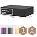 ROSTELACK Black Gift Box 119 x 85 x 33 with Magnetic Closure Lid Gifts Boxe for PresentsBridesmaid Gift BoxesCute BoxBirthday Gifts BoxeLuxury for Gift Packaging Magnetic Gifts Boxes for Wrapping Gift - Image 4