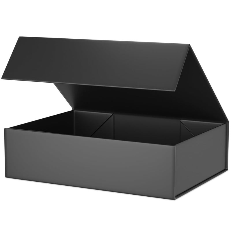 ROSTELACK Black Gift Box 119 x 85 x 33 with Magnetic Closure Lid Gifts Boxe for PresentsBridesmaid Gift BoxesCute BoxBirthday Gifts BoxeLuxury for Gift Packaging Magnetic Gifts Boxes for Wrapping Gift - Image 3
